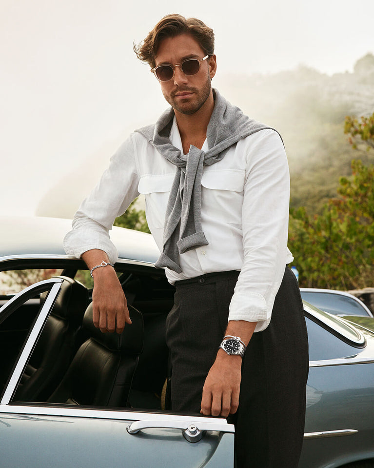 luminous hands. Ronda 715. The model is Novel 40 Cap d’Ail 40mm.